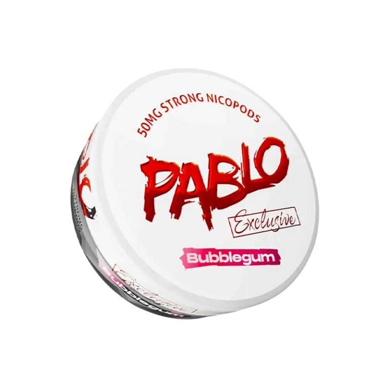 Pablo Exclusive Bubblegum 50mg Nicotine Pouches , Buy Pablo Nicotine Pouches Dubai At World Vape Uae
