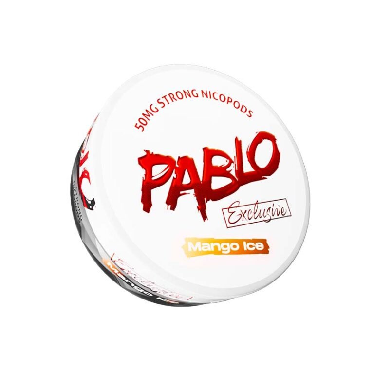 Pablo Exclusive Mango Ice 50mg Nicotine Pouches , Buy Pablo Nicotine Pouches Dubai At World Vape Uae