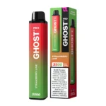 Vapes Bar Ghost Pro Strawberry Lime 3500 Puffs , Ghost Pro 3500 Puffs Dubai Vape shop