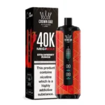 Alfakher 40000 puffs disposable vape strawberry Punch, vape shop near me , Alfakher strawberry Punch vape