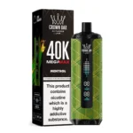 Alfakher 40000 puffs disposable vape menthol , vape shop near me , Alfakher menthol