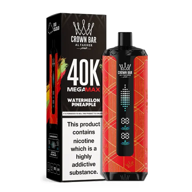 Alfakher 40000 puffs disposable vape Watermelon pineapple, vape shop near me , Alfakher Watermelon Pineapple vape