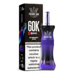 Alfakher Ehose X 60000 Puffs Disposable Vape Blueberry Gum, Vape Shop With Delivery , Shisha Alfakher