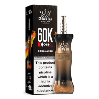 Alfakher Ehose X 60000 Puffs Disposable Vape Cool Mango, Vape Shop Abudhabi with Delivery, Shisha Alfakher