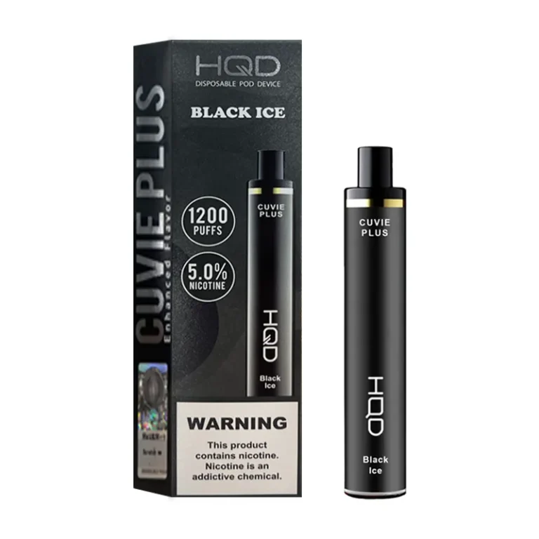 Hqd black ice 1200 puffs disposabl vape , Hqd vape , hqd black ice