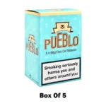Pueblo Blue Original Rolling Tobacco Box of 5 Clean, Light & Additive-Free , Pueblo Tobacco 50grm , Rolling Tobacco