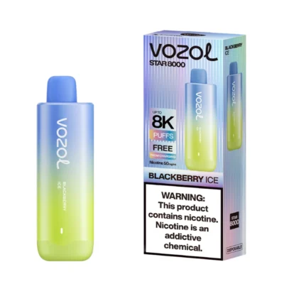 Vozol Star 8000 Puffs Disposable Vape Blackberry Ice , Vozol Vape Disposable vape