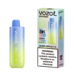 Vozol Star 8000 Puffs Disposable Vape Sour Apple Ice , Vape Shop with delivery near me ajman