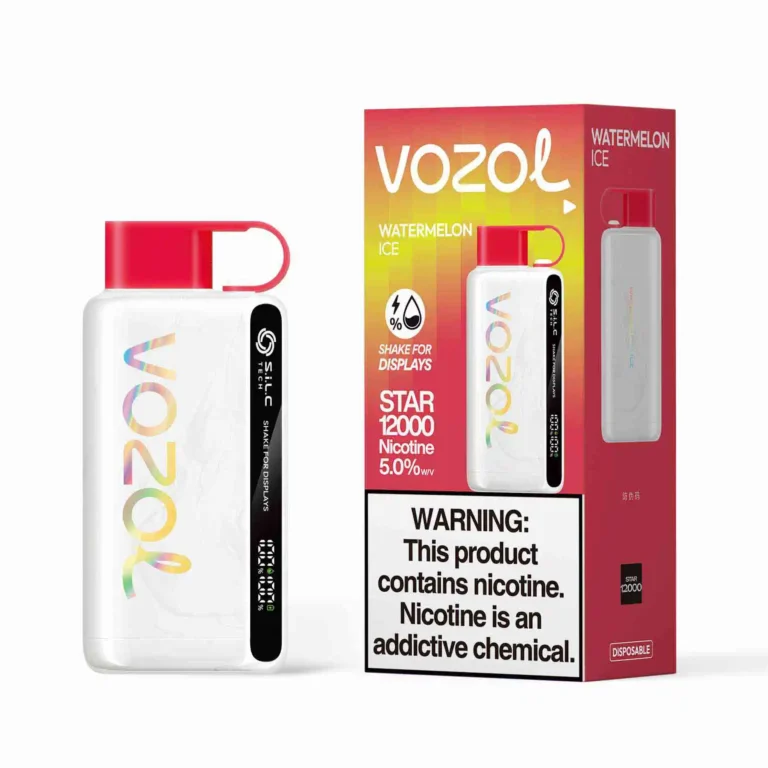 Vozol Star 12000 Puffs Watermelon Ice Disposable Vape, Vape Shop Dubai near me , Vozol Vape