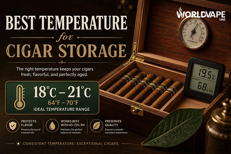 Best Temperature for Cigar Storage