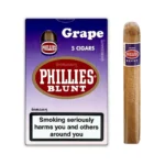 Cigar phillies Blunt Grape Flavour 1 Pack of 5 Cigar Shop Near me Dubai , Cigar Uae with delivery , Smoking Shop Near me , Ajman Vape Shop