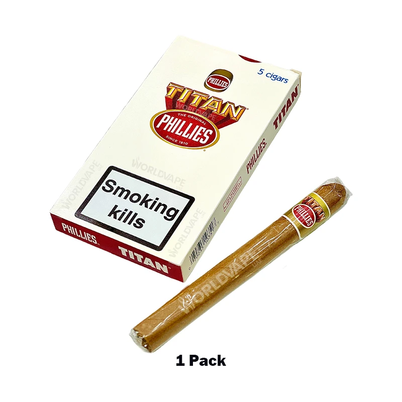 Cigar phillies Titan Dubai cigars pack of 5 , Cigar Price Online , cigar near me , Smoking shop Uae