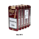 Villiger Cherry , Villiger Premium No 6 Cherry Tip Cigarillo uae box of 5 , Villiger Cigars